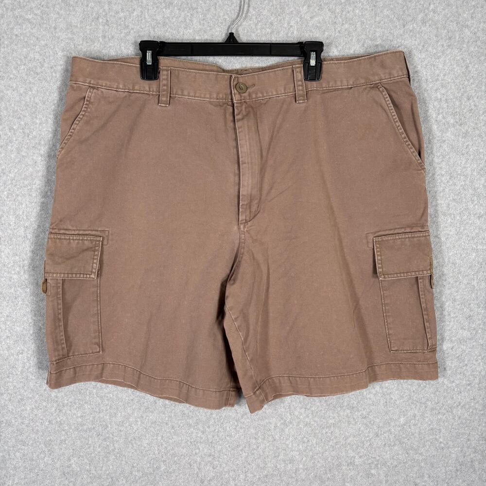 90s Y2K Cherokee Cargo Shorts Mens 44‎ Khaki Chino Utility Skater Hiking GORP